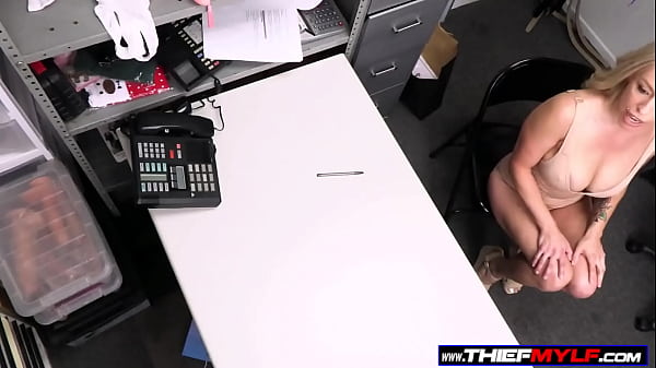 Big-Titted Blonde Thief Covered in Oil and Fucked Hard by Security Guard – www.ThiefMILF.com